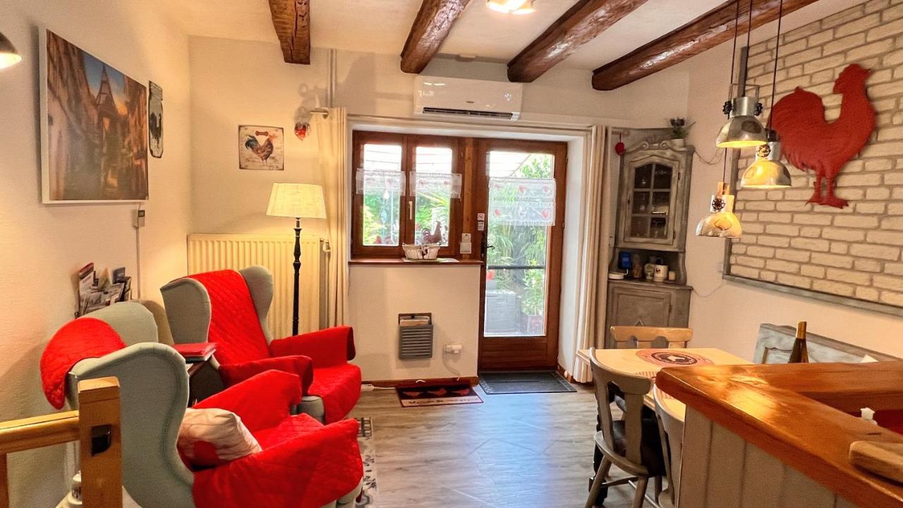 Gite Le Coq Rouge Eguisheim Bagian luar foto