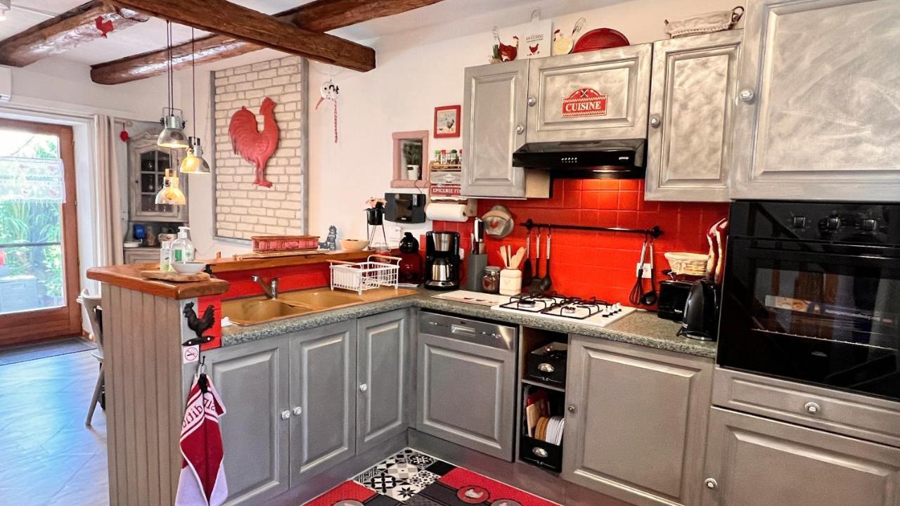 Gite Le Coq Rouge Eguisheim Bagian luar foto