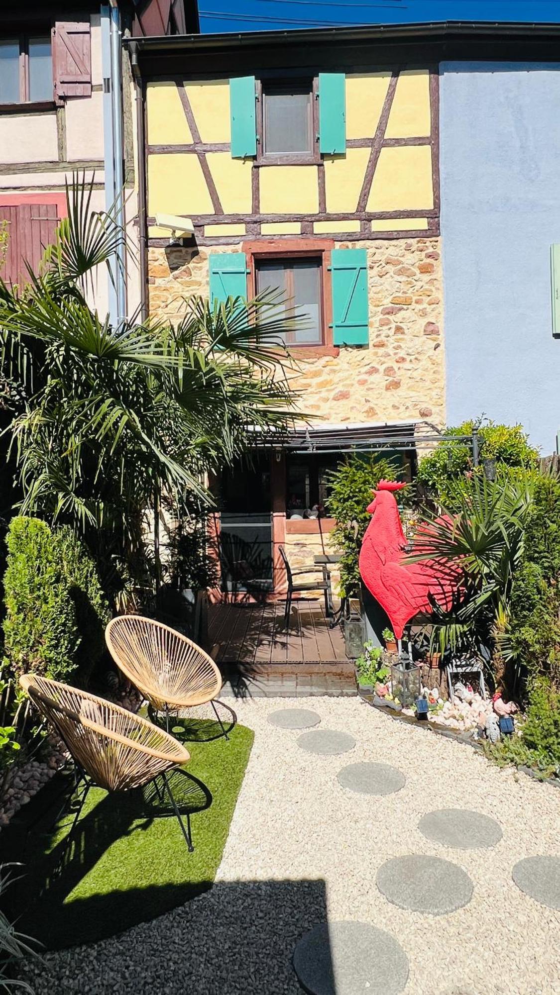Gite Le Coq Rouge Eguisheim Bagian luar foto