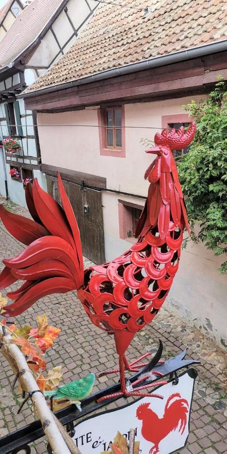 Gite Le Coq Rouge Eguisheim Bagian luar foto